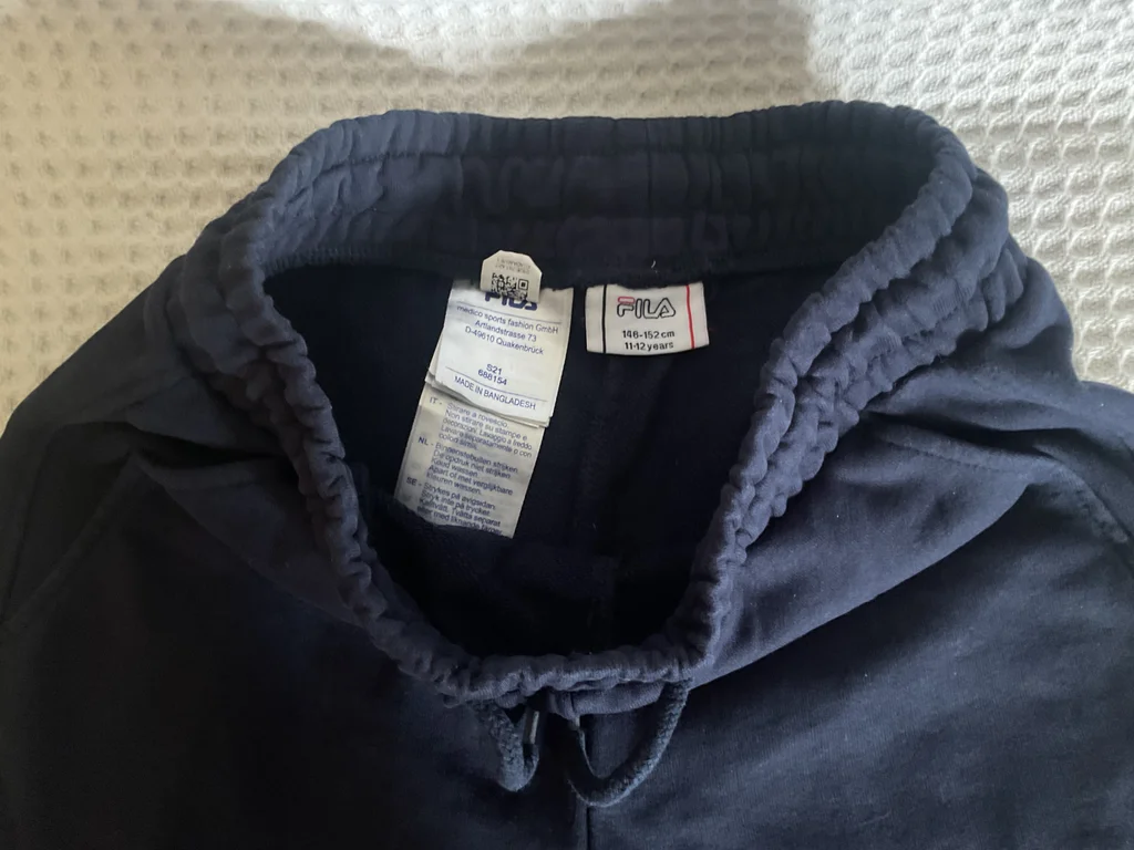 🔥-20%🔥 Bermuda Fila bleu marine, 70% coton, T 11/12 ans comme neuf – photo 6